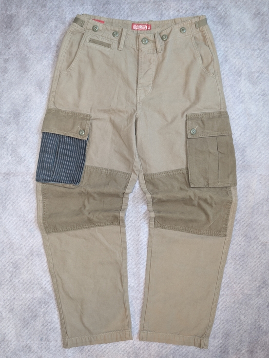 Lucky Brand Other - Lucky Brand Mens 32 Military Green Cargo RMen's Patchwork Cargo Pants - Olive